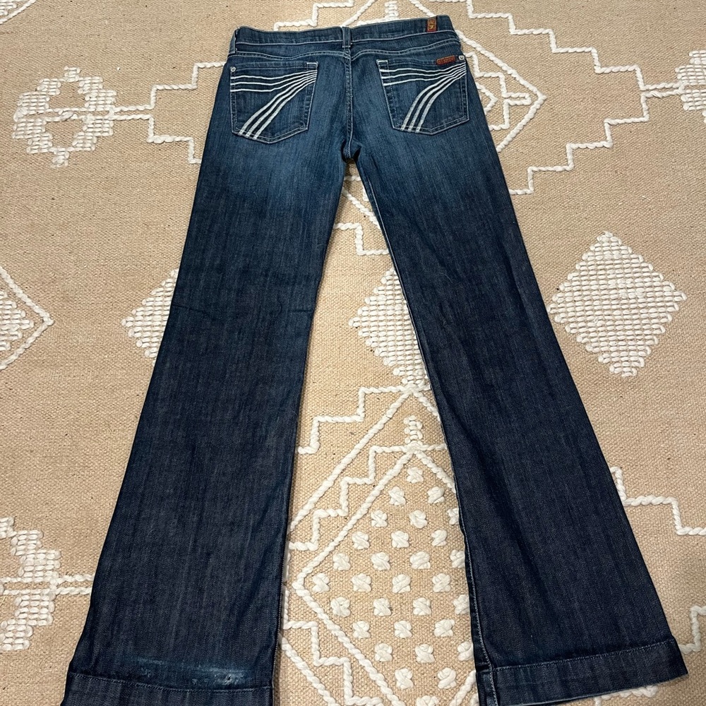 7 For All Mankind Dark Wash Dojos Size 29